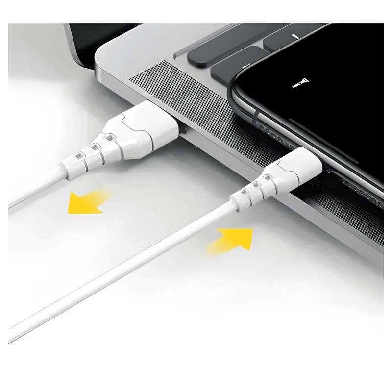 CABLE CARGA RAPIDA 3.0A ASPOR A101 COMPATIBLE CON LIGHTNING - 2