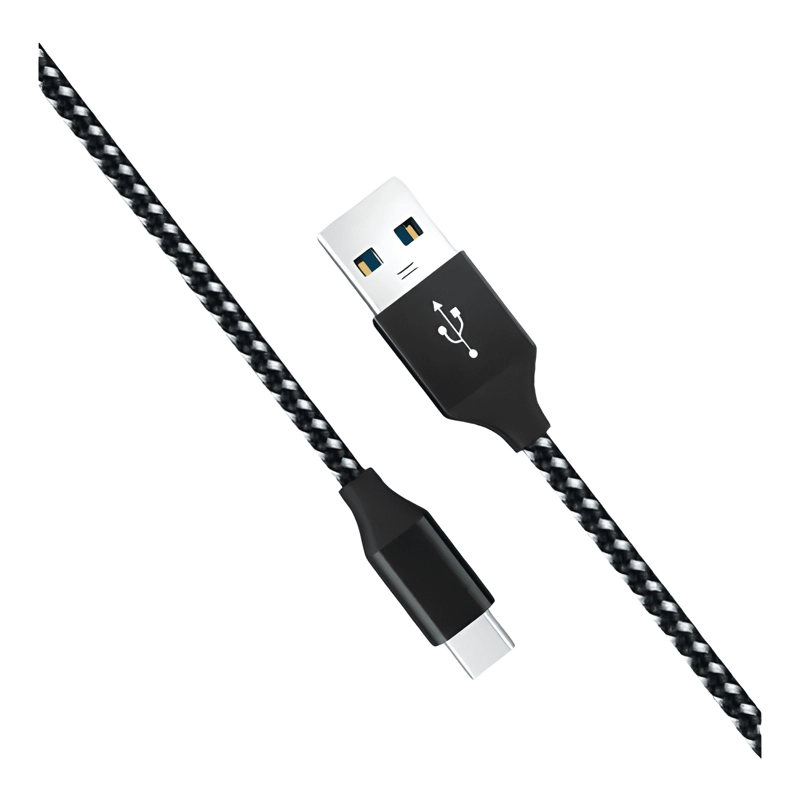 GENÉRICO CABLE TIPO C USB 3 MTS LARGO REFORZADO KEVLAR CARGA RAPIDA