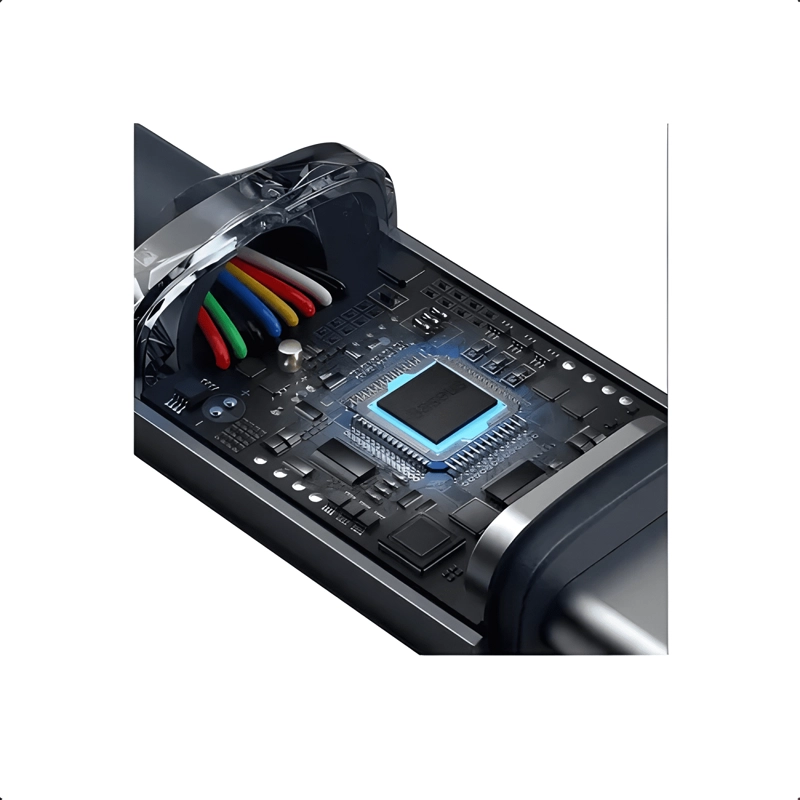 CRYSTAL CARGA RAPIDA TIPO-C A TIPO-C 100W 1.2M AZUL - 3