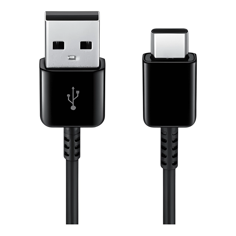 GENÉRICO CABLE TIPO C CARGADOR CELULAR NEGRO