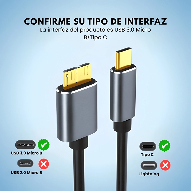 CABLE ROBOTSKY USB TIPO C A MICRO B 1M ALTA VELOCIDAD - 4