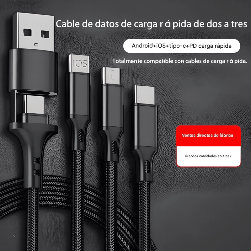 CABLE DE CARGA/DATOS PARA CELULARES 3 EN 1 #2 - 2