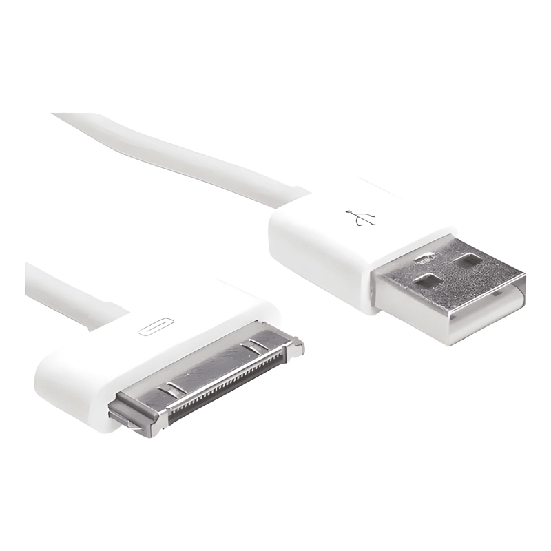 CABLE USB COMPATIBLE IPHONE 4 - 4S - IPAD - IPOD 30 PINES - 1