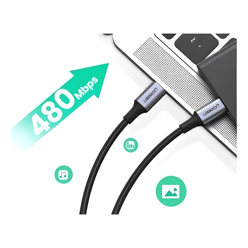 GENÉRICO CABLE CARGA RAPIDA ENTRADA USB TIPO C 100W 1 METRO