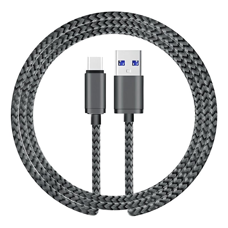 GENÉRICO CABLE USB-C DE 3 MTS LARGO REFORZADO CARGA RAPIDA #2