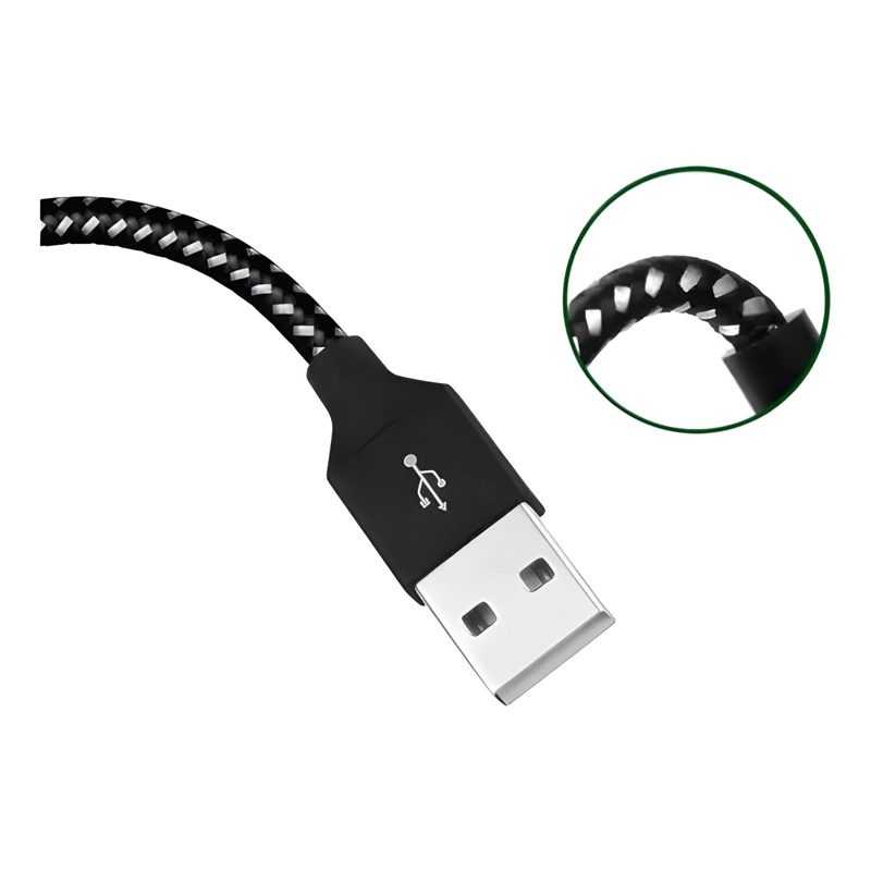 CABLE USB-C DE 3 MTS LARGO REFORZADO CARGA RAPIDA #2 - 3