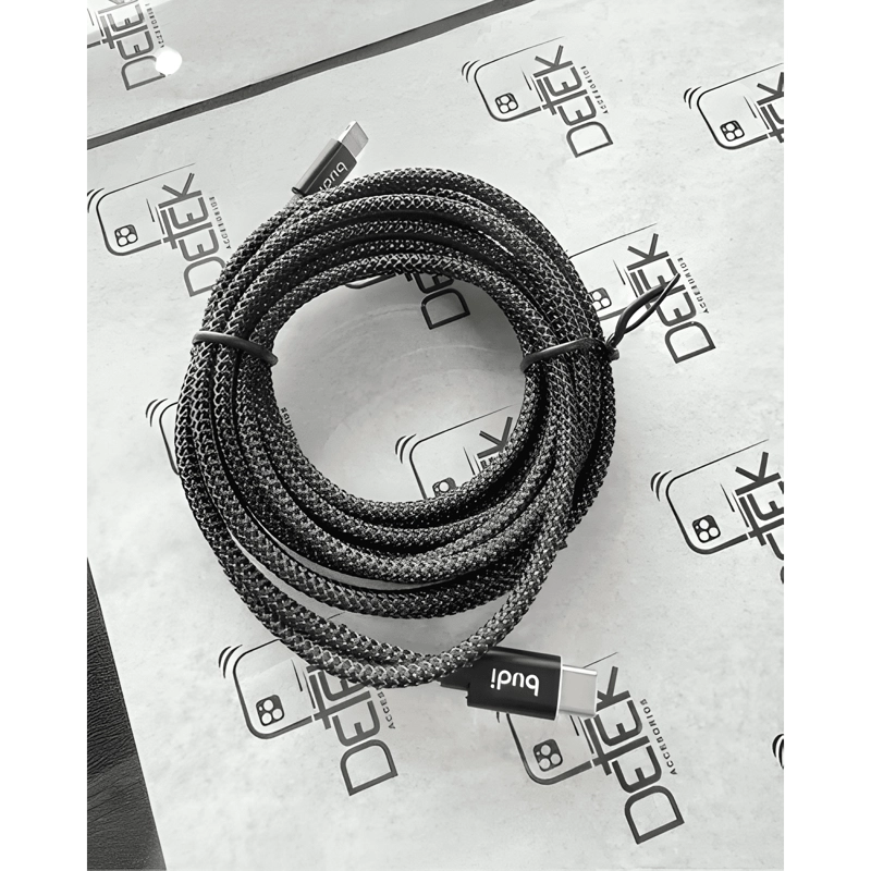 CABLE PARA IPHONE USB-C LIGHTNING REFORZADO 3M CARGA RAPIDA - 2