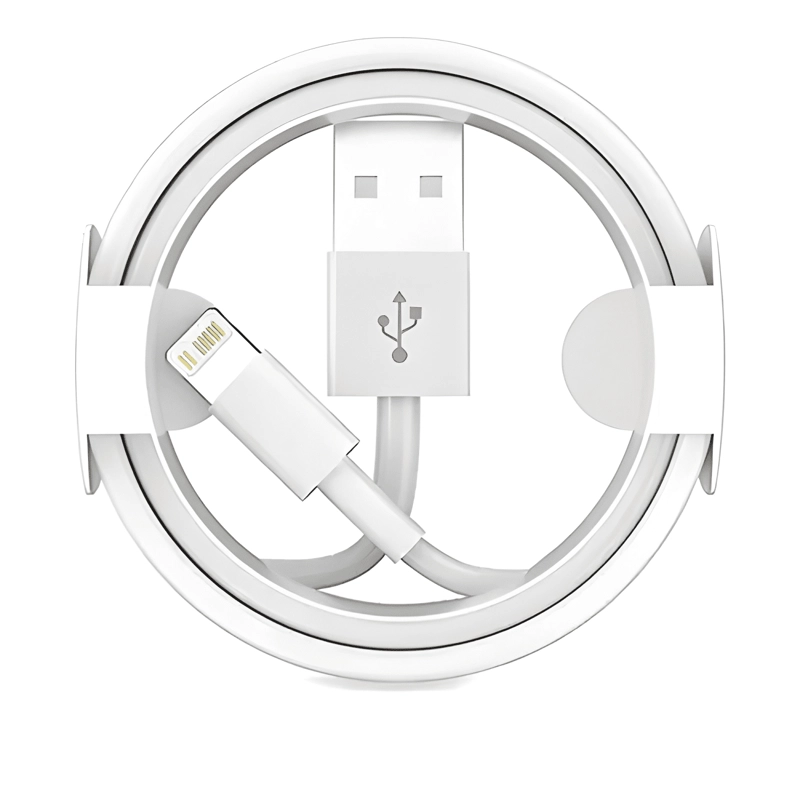 GENÉRICO CABLE DE CALIDAD LIGHTNING COMPATIBLE CON IPHONE 3 BLANCO