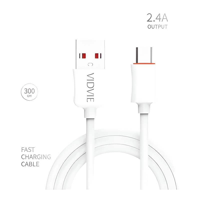 CABLE PARA ANDROID 3 MTS LARGO CARGA RAPIDA - 2