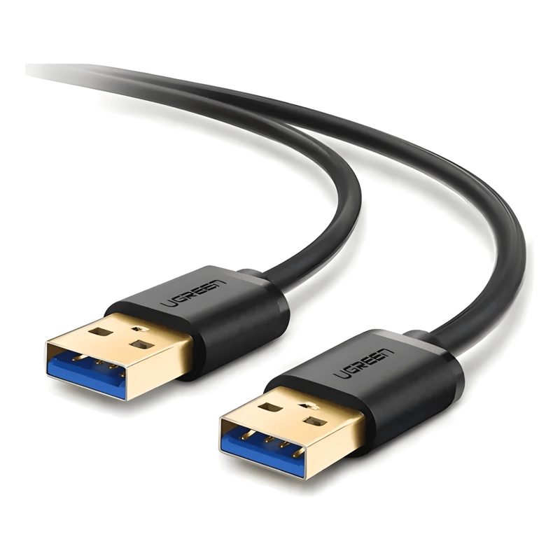 GENÉRICO CABLE USB 3.0 AM A AM 2M NEGRO