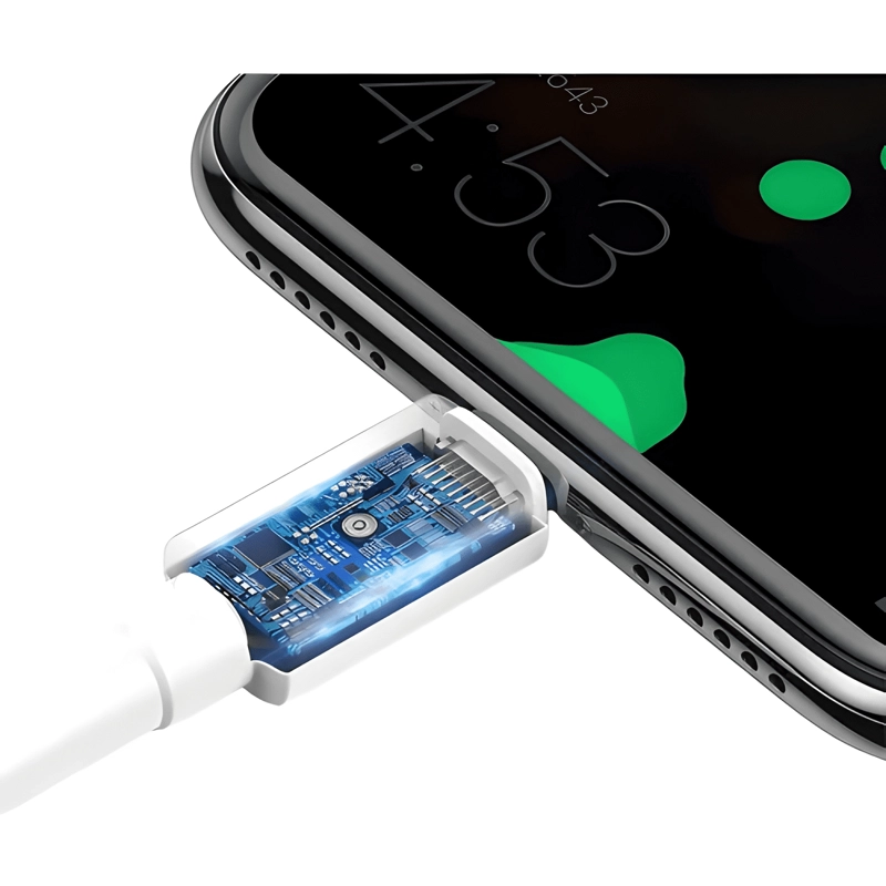 GENÉRICO CABLE FLEXIBLE TIPO C PARA IPHONE 15 PLUS Y 15 ULTRA BLANCO