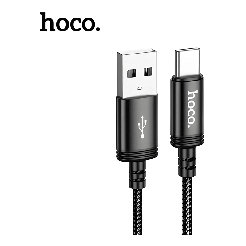 GENÉRICO CABLE HOCO X89 WIND USB A TIPO C 1M NEGRO