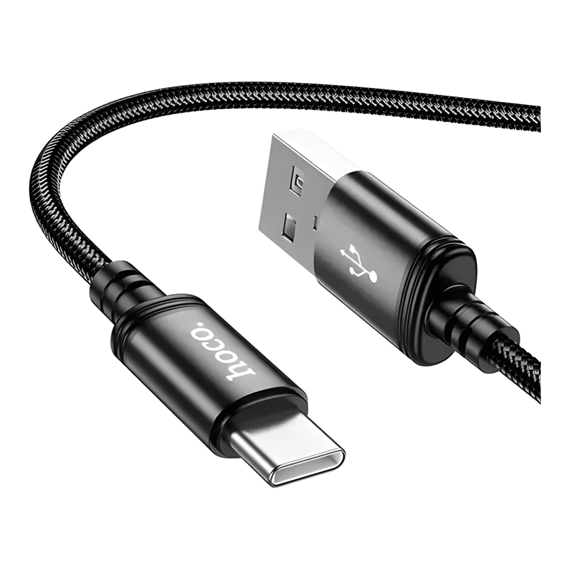 CABLE HOCO X89 WIND USB A TIPO C 1M NEGRO - 2