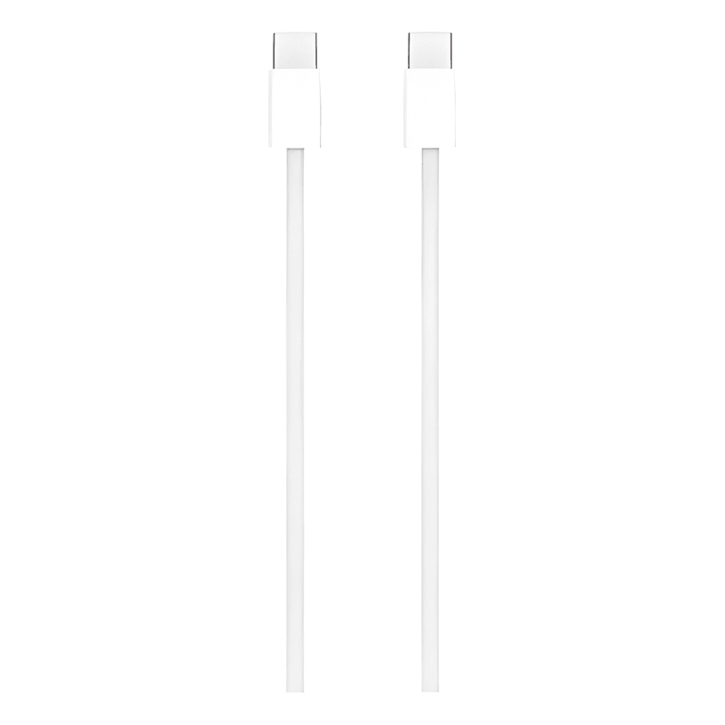 CABLE DE CARGA USB TIPO C A USB TIPO C 1M 60W BLANCO - 2