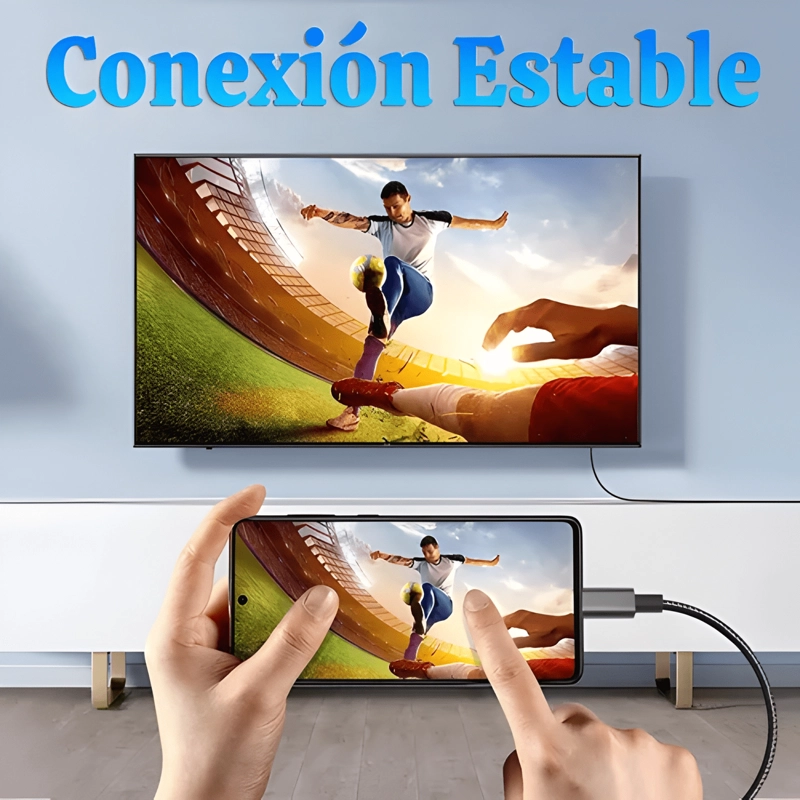 CABLE USB C A HDMI 4K A 60HZ 2M PARA OFICINA PROYECTOR TV - 2