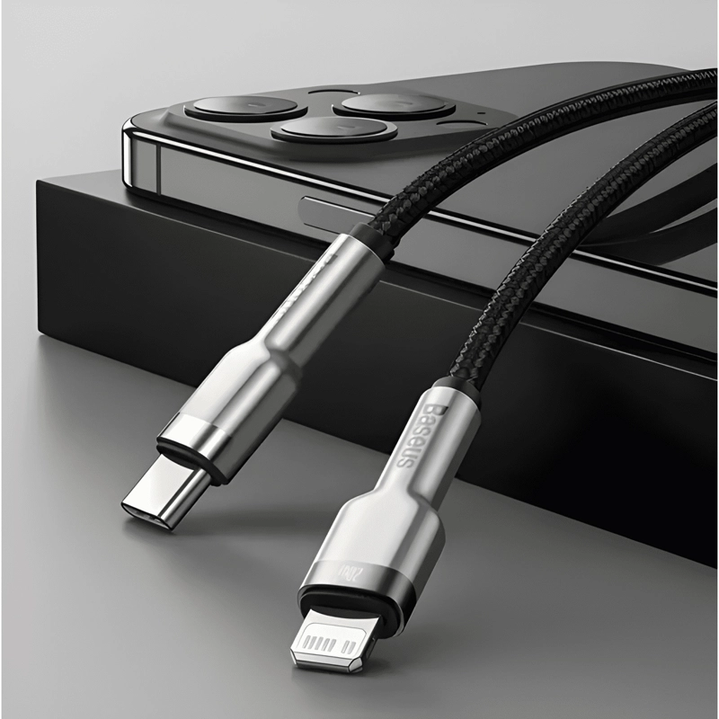 CABLE IPHONE 2 METROS USB C TIPO C LIGHTNING CARGA RAPIDA - 3