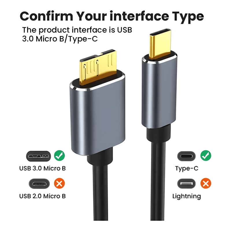CABLE USB C MICRO B 3.0 - 4