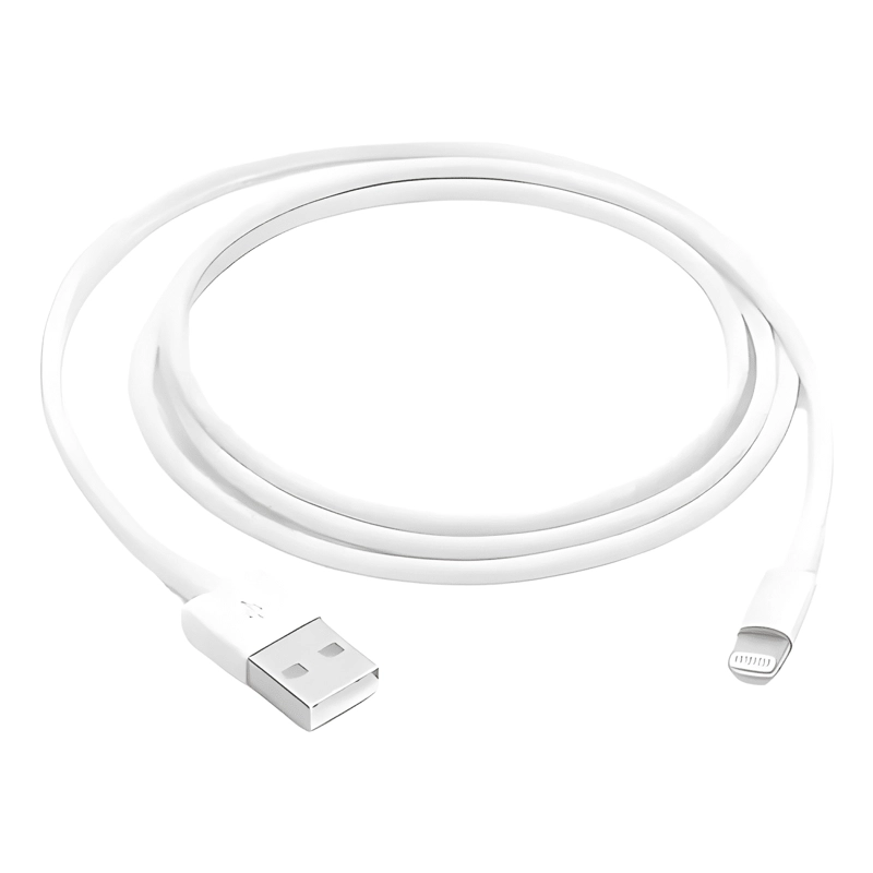 GENÉRICO CABLE LIGHTNING USB 1 METRO BLANCO