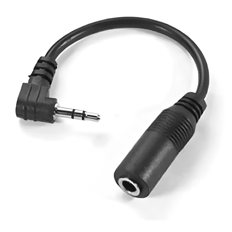 GENÉRICO CABLE PLUG 3.5 HEMBRA A 2.5 MACHO 12CM