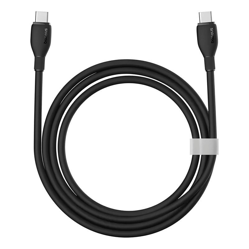 GENÉRICO CABLE CARGA RAPIDA TIPO C A TIPO C 2M 100W BLANCO NEGRO