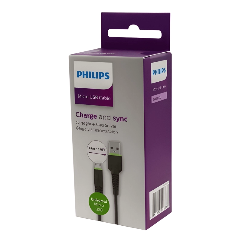 CABLE DE CARGA MICRO USB DLC1530U 1.2MTS - 2