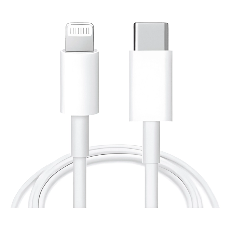 CABLE USB C CARGA RAPIDA PARA IPHONE 11 12 13 14 BLANCO - 4