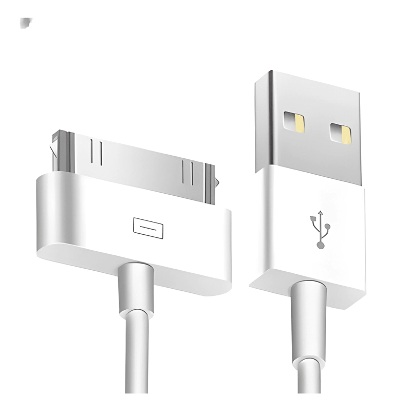 GENÉRICO CABLE USB COMPATIBLE IPHONE 4 4S IPAD2 3 30 PINES 1 METRO