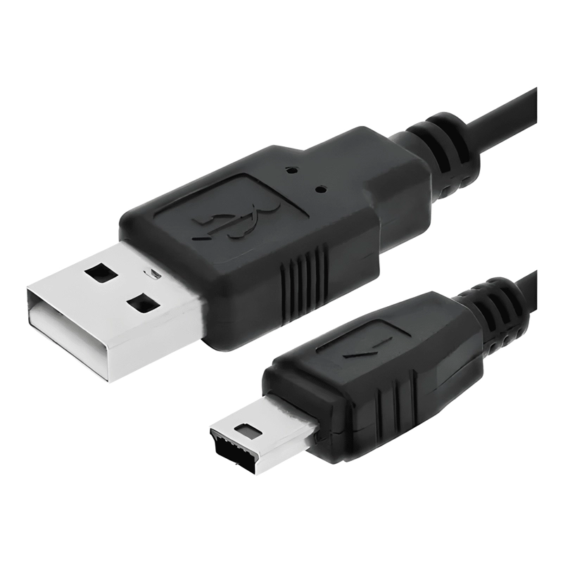 CABLE MINI USB 5 PINES V3 1,5 METROS COMPATIBLE PS3 PC - 1