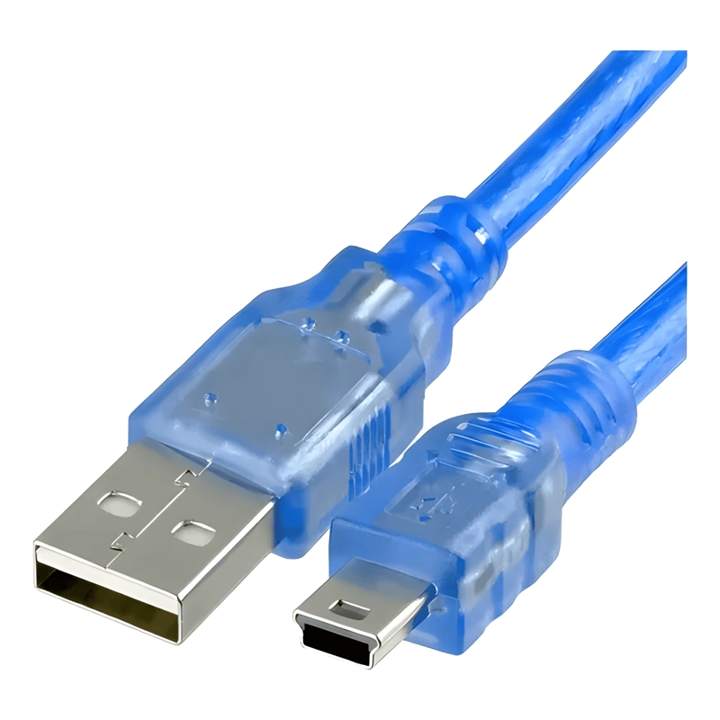CABLE MINI USB 5 PINES V3 1,5 METROS COMPATIBLE PS3 PC - 4