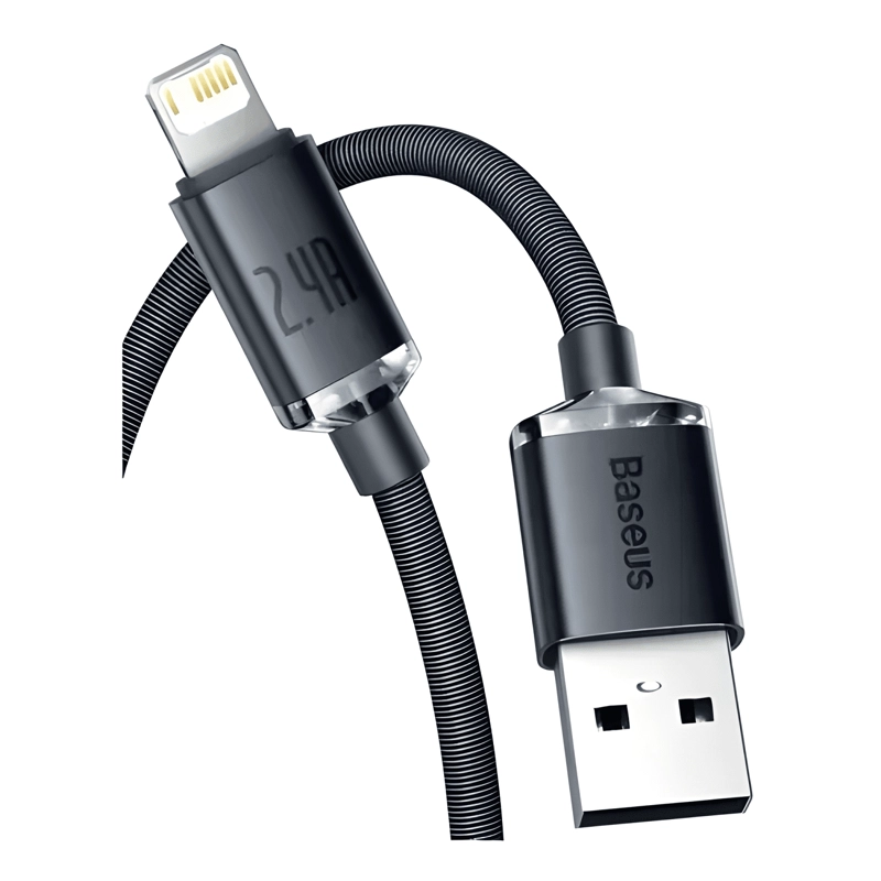 CABLE DE CARGA LIGHTNING PARA IPHONE CRYSTAL PREMIUM - 1