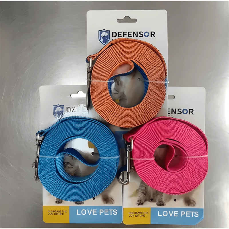 CORREA PLANA LARGA RESISTENTE PARA PERROS 3 METROS X 2,5CM - 4