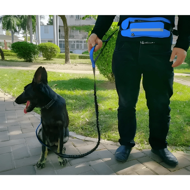 CORREA CINTURON PARA CORRER CON TU PERRO RUNNING ROSA - 2