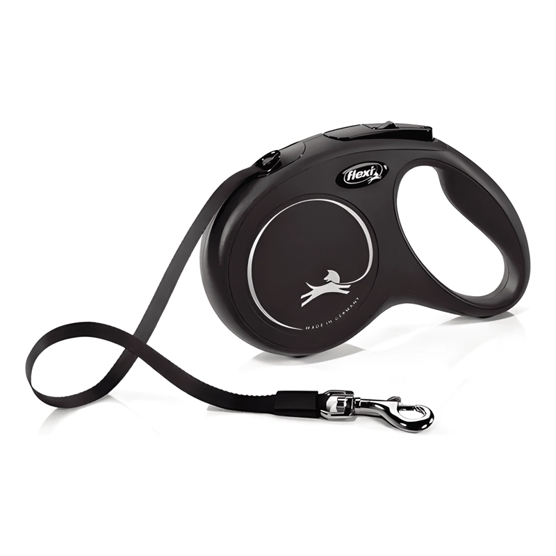 CORREA RETRACTIL PARA PERRO FLEXI CLASSIC TALLA L NEGRO - 2