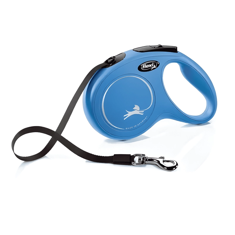 CORREA RETRACTIL PARA PERRO FLEXI NEW CLASSIC TALLA L AZUL - 1
