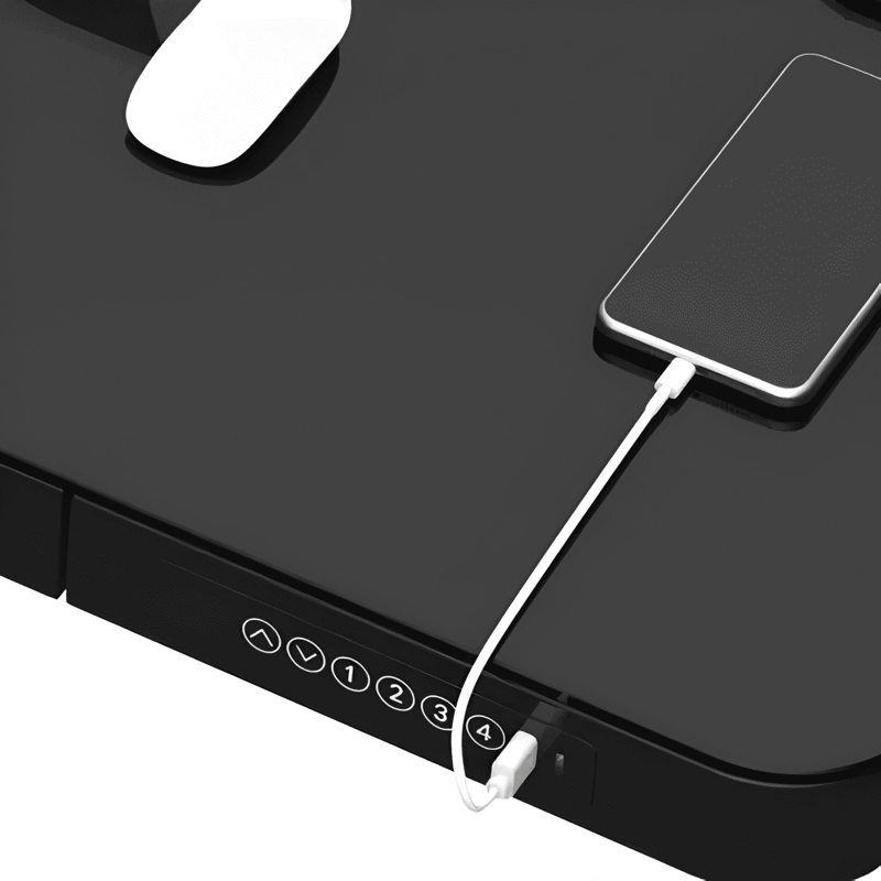 ESCRITORIO HOME OFFICE COSMO ELE CTRICO FORM NEGRO #6 - 3