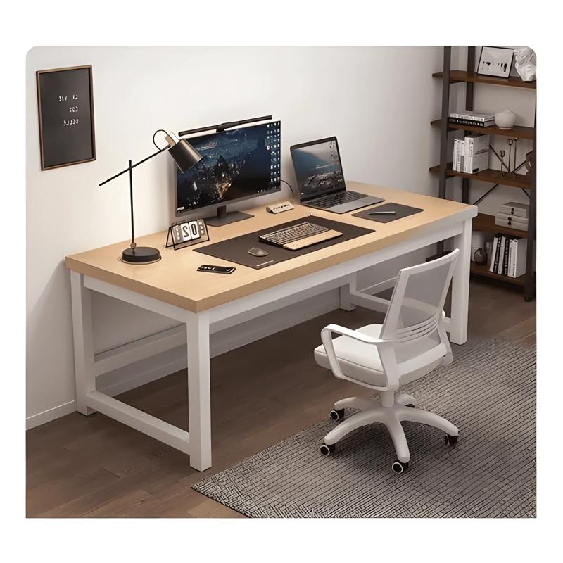 ESCRITORIO OFICINA MADERA ESPESOR 25MM 140X60X75CM - 1