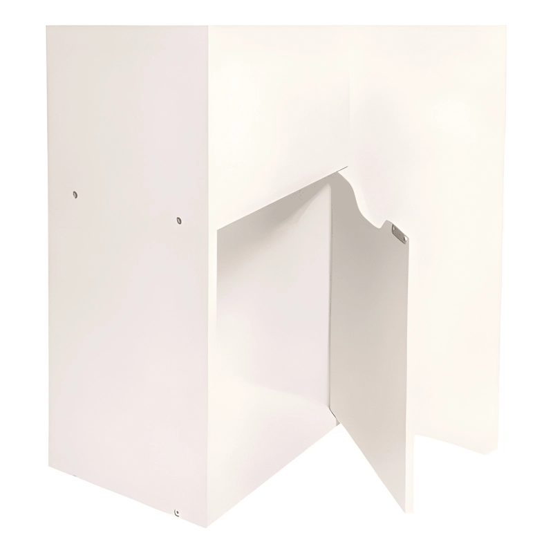 MUEBLE/ CENTRO TRABAJO REINE M+DESIGN 140X165X45 CM BLANCO - 3