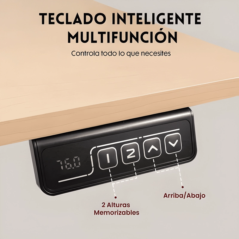 ESCRITORIO ELE CTRICO AJUSTABLE CON MEMORIA ALTURA 73-118 CM - 4