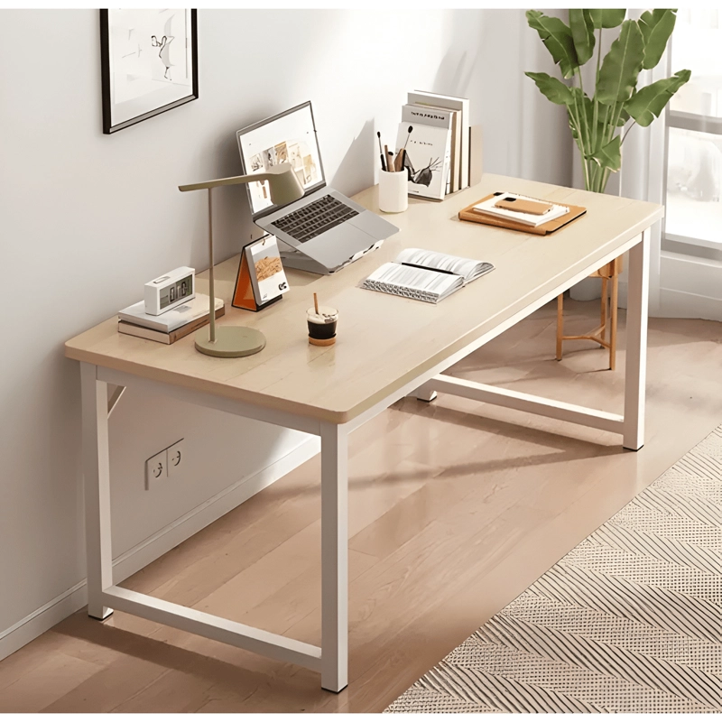 ESCRITORIO MODERNO LISO OFICINA MADERA 120X60X75CM HOMER - 2