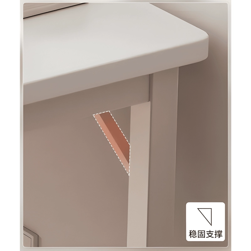 ESCRITORIO MODERNO LISO OFICINA MADERA 120X60X75CM HOMER - 3