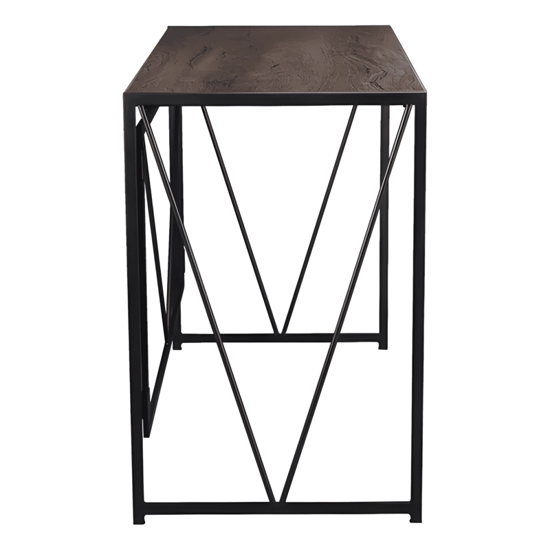 ESCRITORIO ARRIMO PLEGABLE DE METAL Y MDF JK 100X75X50 CM - 2