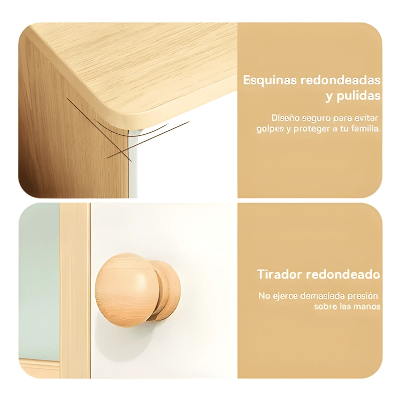 ESCRITORIO CON ESTANTERIA 80*109CM CAJON GABINETE OFICINA - 4
