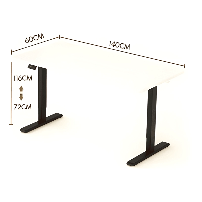 ESCRITORIO ALTURA AJUSTABLE ELE CTRICO 140CM PROFESIONAL #3 - 4
