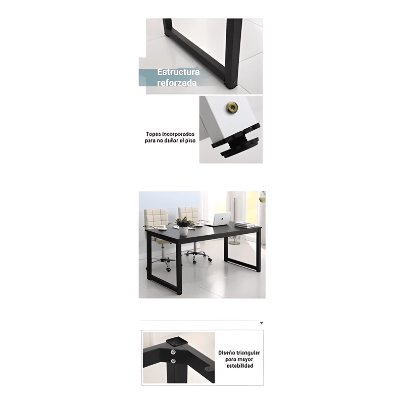 ESCRITORIO MESA 120*60*74CM BLANCO #4 - 4