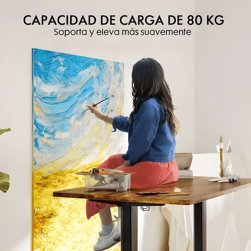 ESCRITORIO ALTURA AJUSTABLE ELE CTRICO 120CM ALTURA REGULABLE - 2