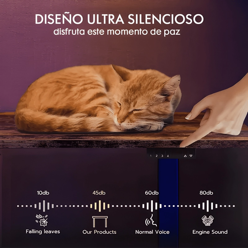 ESCRITORIO ALTURA AJUSTABLE ELE CTRICO 120CM ALTURA REGULABLE - 3