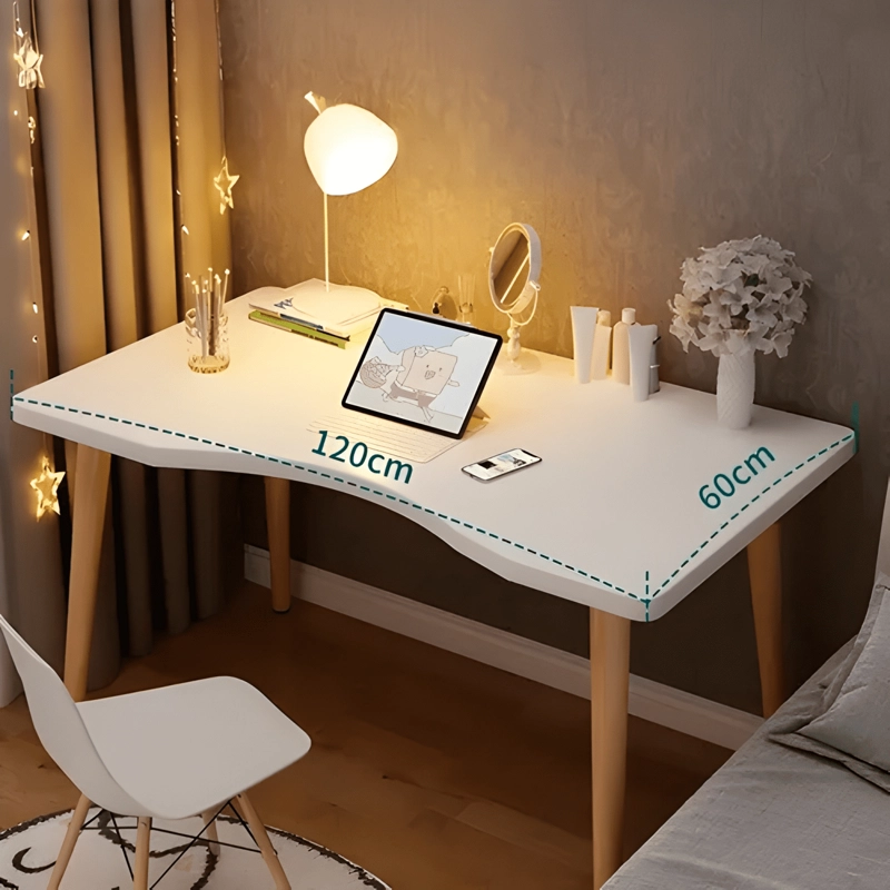 ESCRITORIO OFICINA MODERNO 120CM CHICHOME BLANCO - 2