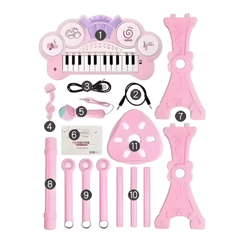 PIANO JUGUETE ELECTRONICO PARA NIÑOS MUSICAL #2 - 3