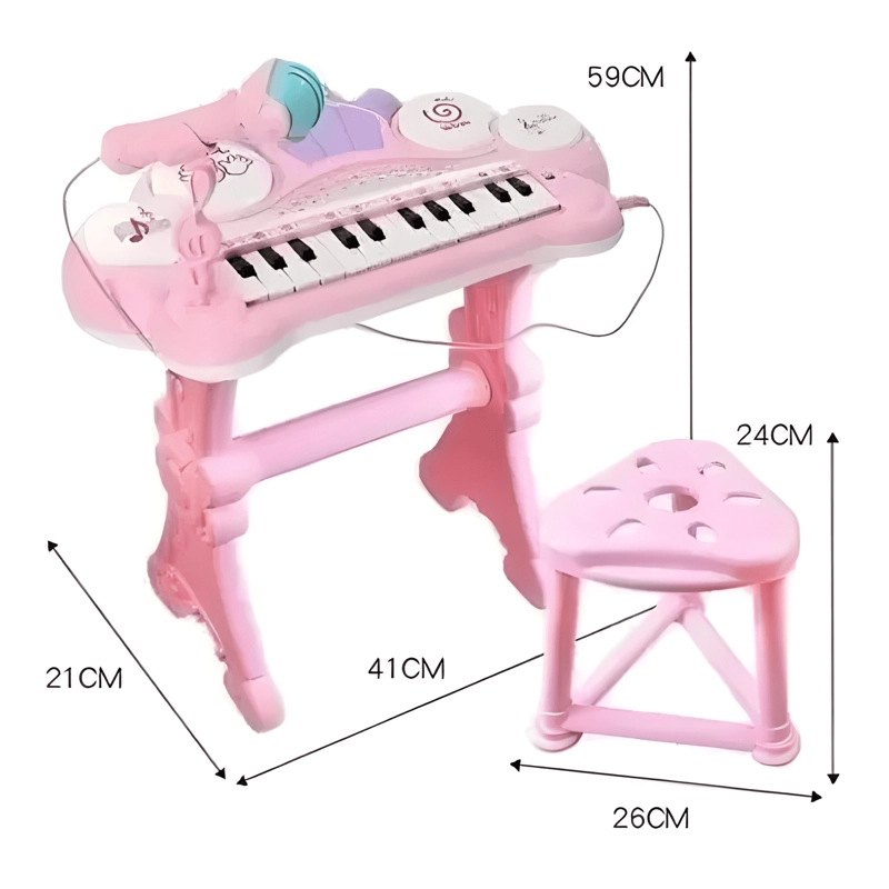 PIANO JUGUETE ELECTRONICO PARA NIÑOS MUSICAL #2 - 4
