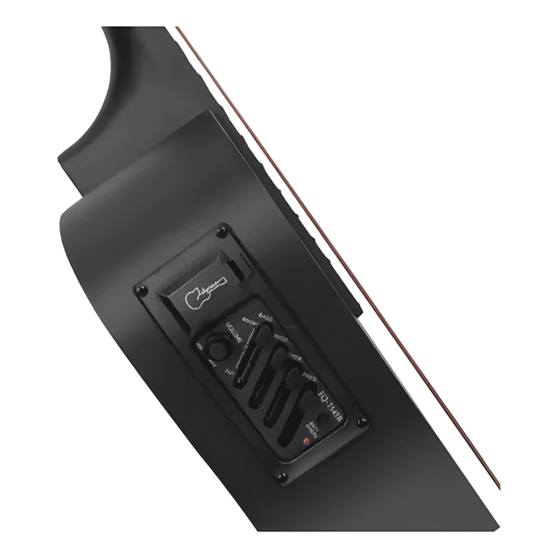 GUITARRA ELECTROACUSTICA CUTAWAY 38 CON FUNDA NEGRO #5 - 1